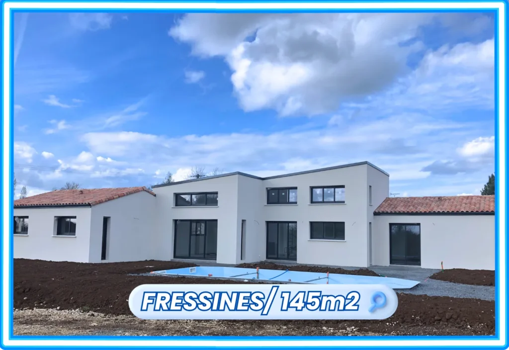 Maison contemporaine Fressines 145m2